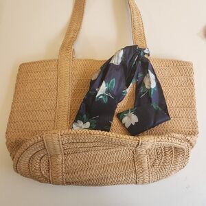 Draper James straw tote